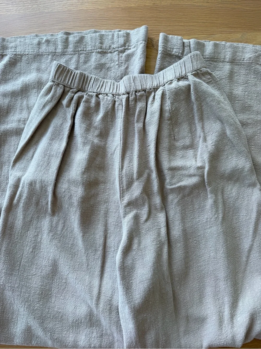 Zsupply Relaxed Drawstring Pants in Light Beige XS